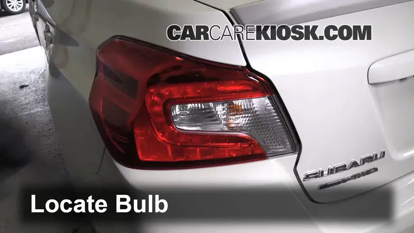 Tail Light Replacement on 2015 Subaru WRX Limited 2.0L 4 Cyl. Turbo